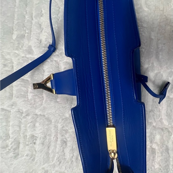 Yves Saint Laurent Vibrant Blue Cabas 2 way Bag - Picture 6 of 8